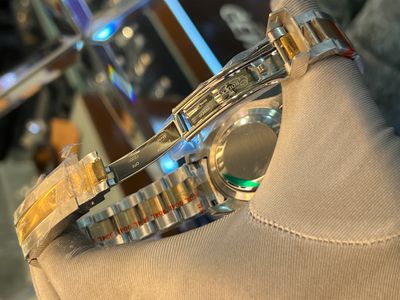Rolex YACHT-MASTER Oyster Perpetual Date Twotone Brown Dial AAA Grade_img_3