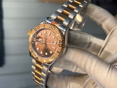 Rolex YACHT-MASTER Oyster Perpetual Date Twotone Brown Dial AAA Grade_img_4