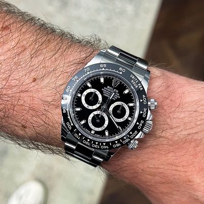 Rolex – Cosmograph Daytona – 40 mm – Oystersteel – Oyster – Black Dial – Cerachrom Bezel AAA Grade_img_1