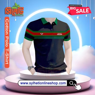Polo Cotton T-Shirt (Gucci) For Men's
