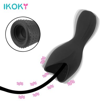 Penis Plug Cock Enlargement Pump Urethral Sound Vibrators For Men Glans Exerciser Male Masturbation Machine Sex Toy Adult Erotic_img_0