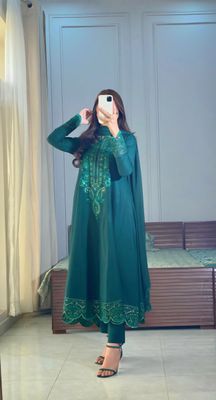 Green Gol Gown Dress_img_3