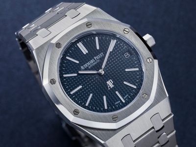 Audemars Piguet Royal Oak Selfwinding/ Stainless Steel/ Blue Dial AAA Grade_img_5