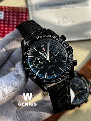 Omega Speedmaster Black 2 Chrono Nato Strap Semi AAA grade_img_0