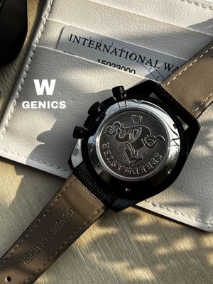 Omega Speedmaster Black 2 Chrono Nato Strap Semi AAA grade_img_3