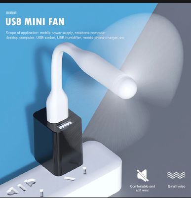 USB Fan Flexible Portable Mini Fan for Power Bank and Laptop Smartphone Handheld Cooling Fan Ideas Gadget_img_1