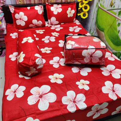 বাঙালিয়া™ লাক্সারি ৫ পিস টুইল কটন কম্ফোর্টার সেট | এন্টি-এলার্জিন BD_img_1