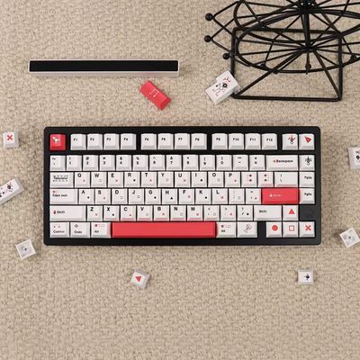 Tic-Tac-Toe PBT 128 Keys 1.7mm Keycaps Set_img_4
