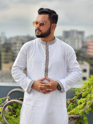 premium elite plate embroidered panjabi code 803_img_1