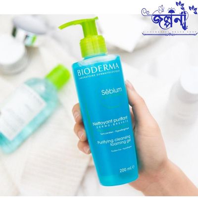 Bioderma Sebium Gel Moussant Purifying Cleansing Foaming Gel for Combination to Oil Skin 200ml_img_1