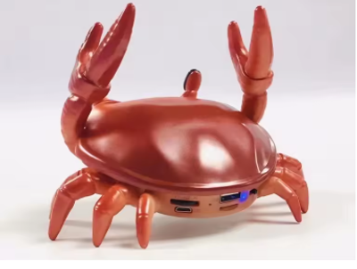 Crab Wireless Bluetooth Speaker with Mobile Phone Holder Stereo Sound Outdoor Subwoofer Portable Speakers