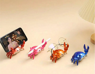 Crab Wireless Bluetooth Speaker with Mobile Phone Holder Stereo Sound Outdoor Subwoofer Portable Speakers_img_3