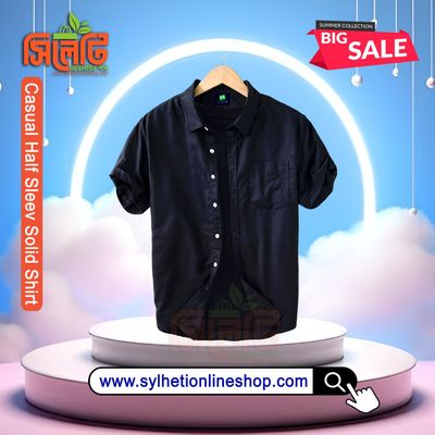 Combo Men's Stylish Half Sleev Casual Solid Shirt_img_1