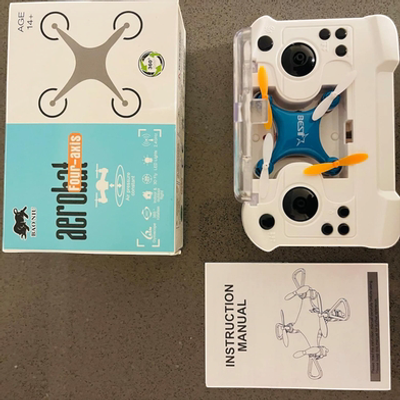 Mini Pocket 4 Axis Aerobat Quadrocopter Drone With Remote Control For Kids_img_1