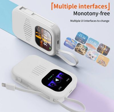 W18 Smart Powerbank – Watch, 8000mAh Battery, Bluetooth Calling,Wallpaper_img_0