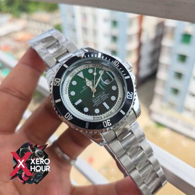 Rolex Sea-Deweller || Version 2 || Silver Black Green Dial ||_img_0