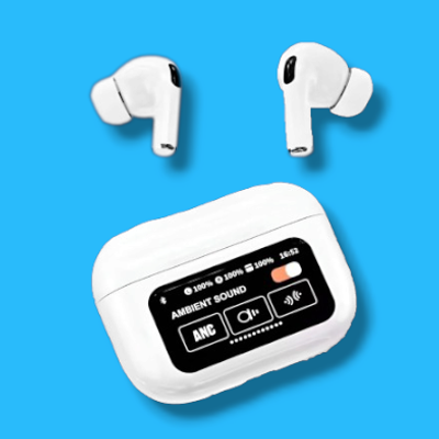 Airpods A9 Pro ANC Touch Screen Display Earbuds_img_1