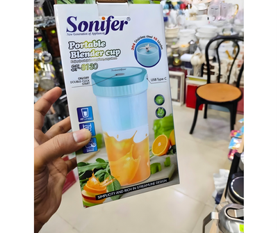 Sonifer Portable Juice Blender (Premium) — 10 Stainless-Steel Blades_img_2