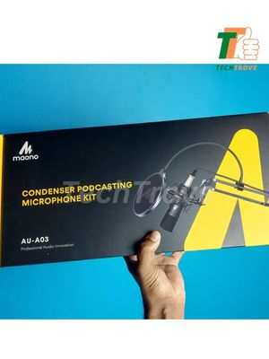 MAONO AU-A03 Condenser Microphone Professional Podcast Studio Microphone Audio 3.5mm Computer Mic For Live Streaming_img_3