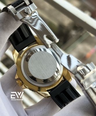 ROLEX YECH MASTER ROSE GOLD CASE BLACK BELT_img_1