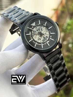 ARMANI AUTOMATIC CHAIN FULL BLACK_img_0