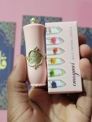 Emaymei Transparent Jelly Dried Flower Color Changing Lipstick Kit 6 Pcs_img_1