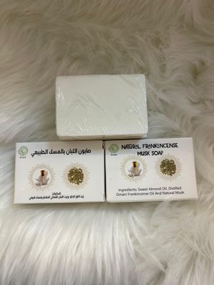 صابون اللبان والمسك الطبي//Natural frankincense & musk soap_img_1