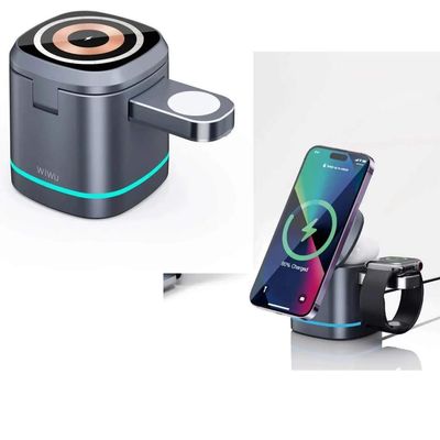 WiWU Wi-W024 RUBIK'S CUBE 3 in 1 Wireless Charger_img_1