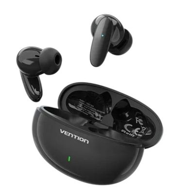 Vention ELF E01 Wireless Earbuds – Black_img_0