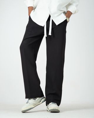 BLACK BAGGY FITTED TROUSER_img_1