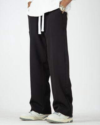 BLACK BAGGY FITTED TROUSER_img_0