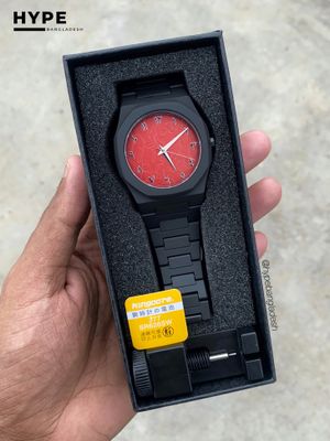 Red Dial Polycarbon Plastic Lightweight Watch_img_2