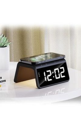 Havit W320 15W Wireless Charger with Alarm Clock_img_1