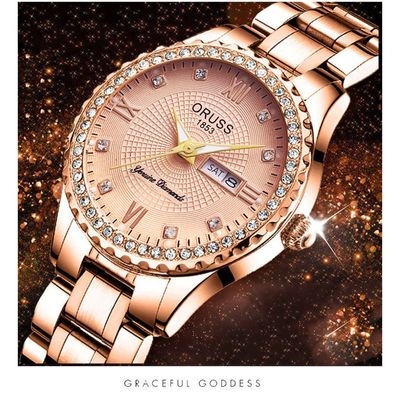 Cross-border explosions diamond-encrusted high-level ladies watch_img_1