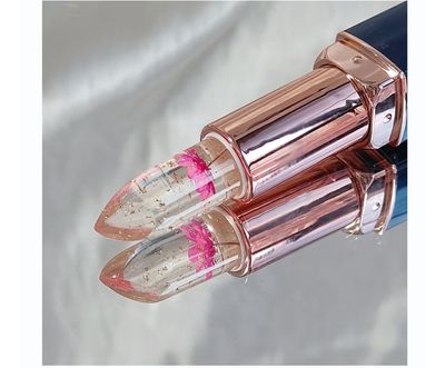 Cross-Border 6 opp bags suit Crystal frozen dried flower lipstick sexy nude p..._img_1