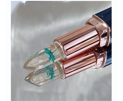Cross-Border 6 opp bags suit Crystal frozen dried flower lipstick sexy nude p..._img_4