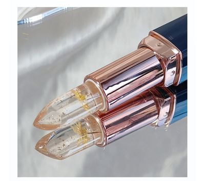 Cross-Border 6 opp bags suit Crystal frozen dried flower lipstick sexy nude p..._img_7