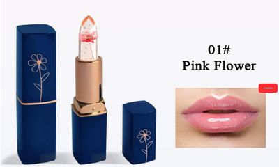 Cross-Border 6 opp bags suit Crystal frozen dried flower lipstick sexy nude p..._img_12