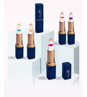 Cross-Border 6 opp bags suit Crystal frozen dried flower lipstick sexy nude p..._img_15