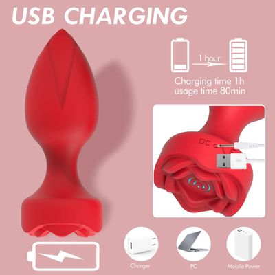 10-Speed Wireless Remote Anal Plug - Rechargeable Vibrating Prostate & G-Spot Massager for Men/Women | Hands-Free Couples Play_img_3