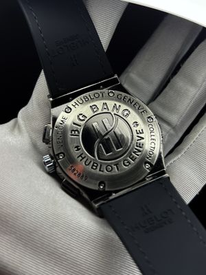 Hublot Engrave Silver Case Green Belt AA Grade_img_3