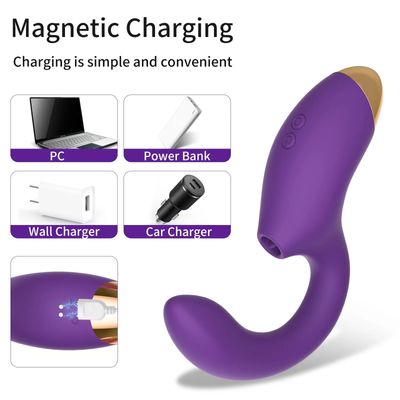 10-Speed Sucking &Licking AV Vibrator - G-Spot Tongue Stimulator with 3D Flirting Tease | Trendy Rechargeable Female Masturbator_img_3