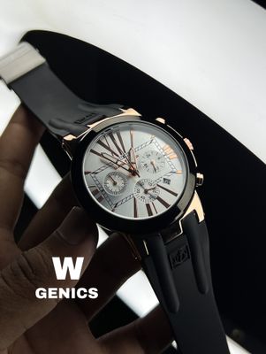 Ulyss Nardin White Dial Rose Gold Case Semi AAA Grade_img_0