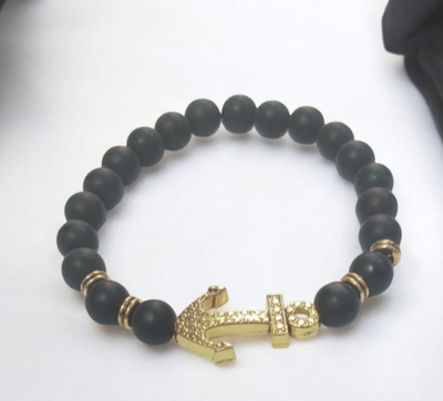 Lava Stone Aromatherapy Beaded Bracelet_img_0