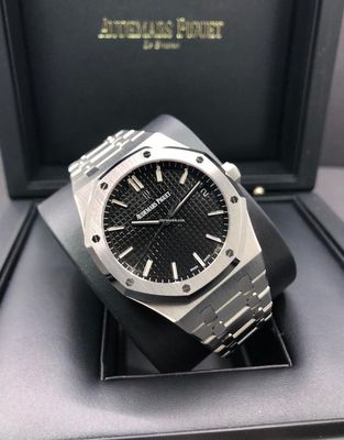 Audemars Piguet Royal Oak Selfwinding Stainless Steel Automatic Black Dial AAA Grade_img_1