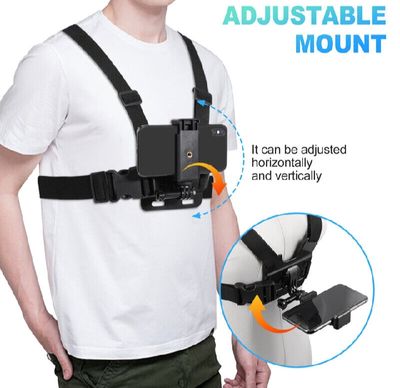 DJI Osmo Action, Insta360 chest mount mobile holder,_img_2