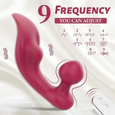Remote Control Couple Vibrator - Dual Stimulation Toy for Her & Him, Powerful Anal & Vaginal Pleasure with 10 Vibration Modes_img_3