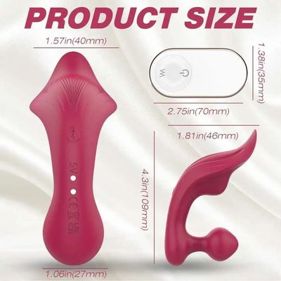 Remote Control Couple Vibrator - Dual Stimulation Toy for Her & Him, Powerful Anal & Vaginal Pleasure with 10 Vibration Modes_img_4