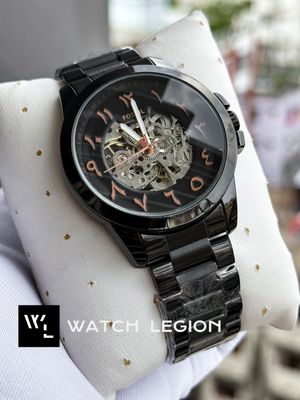 FOSSIL AUTO CHAIN ARABIC BLACK