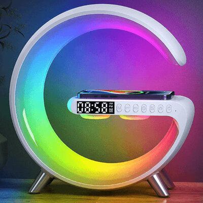 G Clock G63 Smart LED Digital Alarm Clock with Wireless Charging_img_0